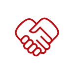 Helping hands icon