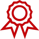 Red award ribbon